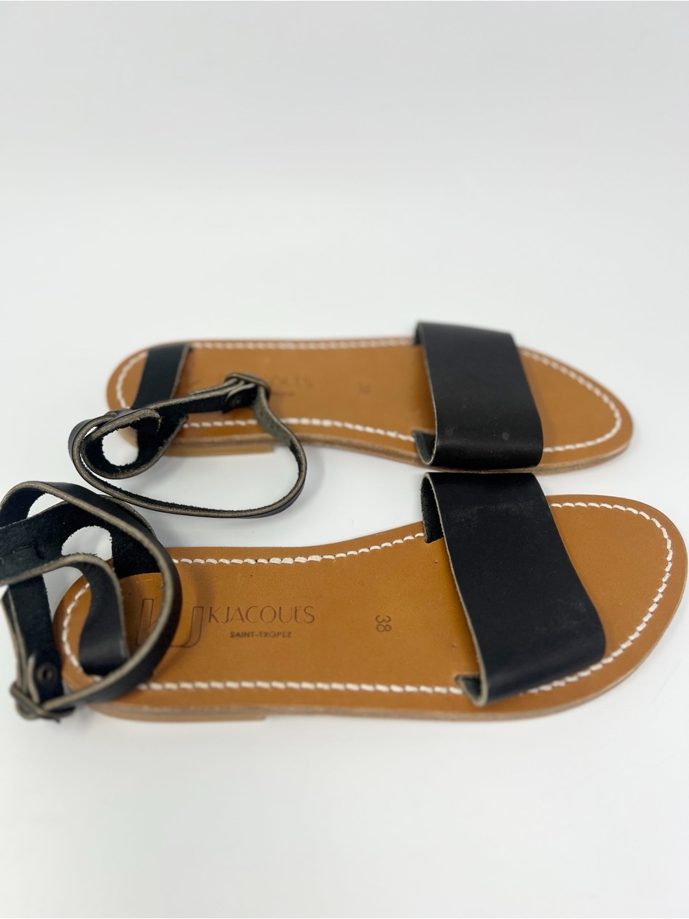 K.Jacques Saratoga Leather Sandals
Size 7.5